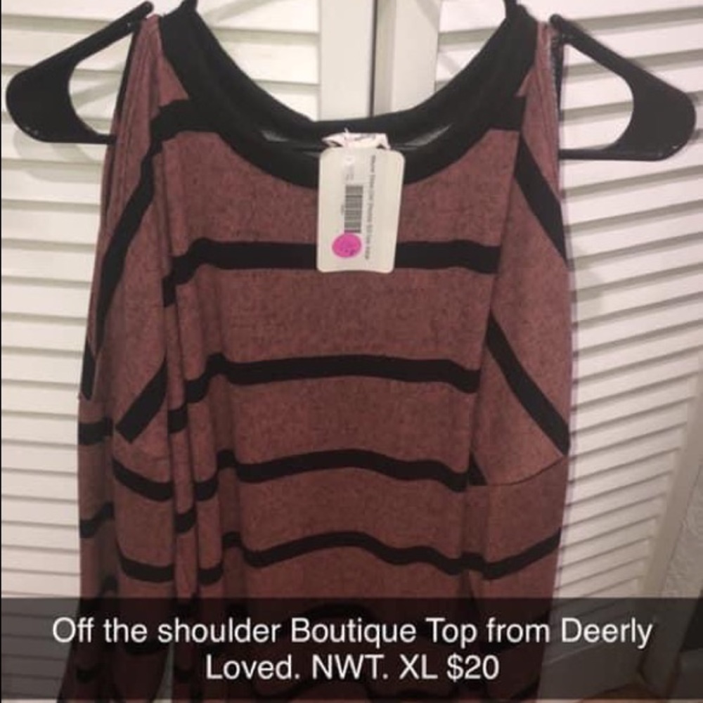Women’s Cold Shoulder Boutique Top.